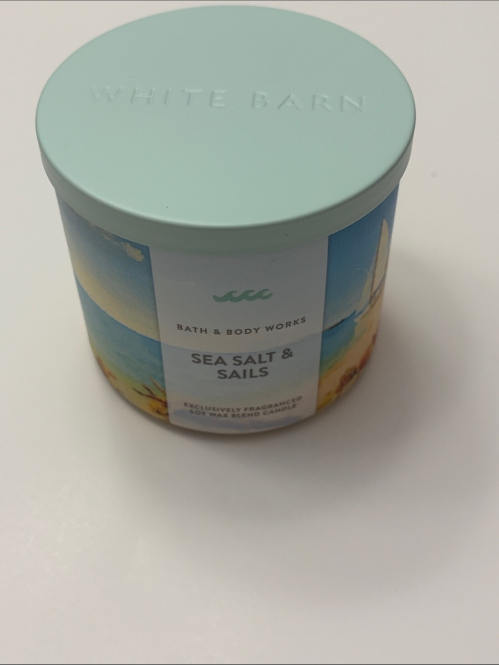 Bath & Body Works Sea Salt & Sails Candle with  Ocean Sea Spray, etc.